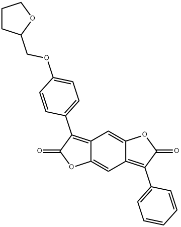 3-PHENYL-7-[4-(TETRAHYDROFURFURYLOXY)PHENYL]-1,5-DIOXA-S-INDACEN-2,6-DIONE