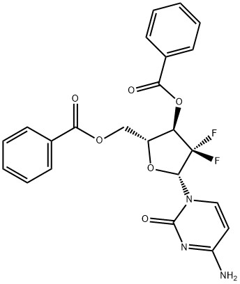 2',2'-二氟-2'-脱氧胞嘧啶核苷-3',5'-二苯甲酸酯