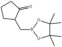 2-((4,4,5,5-四甲基-1,3,2-二氧硼杂环戊烷-2-基)甲基)环戊酮