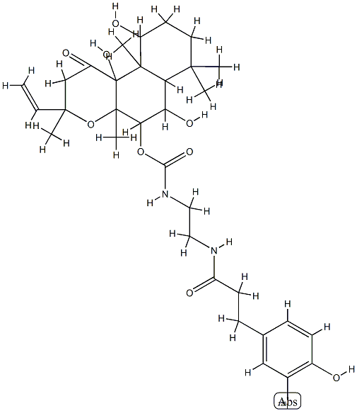 2-(3-(4-hydroxy-3-iodophenyl)propionamido)-N-ethyl-7-(aminocarbonyl)-7-desacetylforskolin