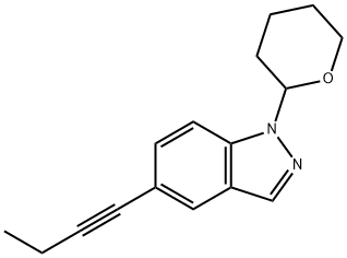 5-(丁-1-炔-1-基)-1-(四氢-2H-吡喃-2-基)-1H-吲唑