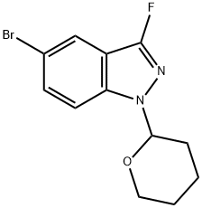 5-broMo-3-fluoro-1-(tetrahydro-2H-pyran-2-yl)-1H-indazole