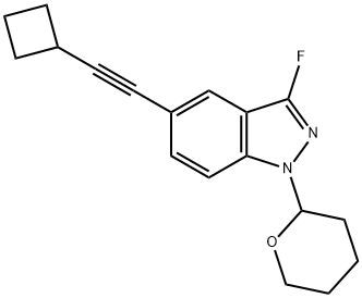 5-(环丁基乙炔基)-3-氟-1-(四氢-2H-吡喃-2-基)-1H-吲唑