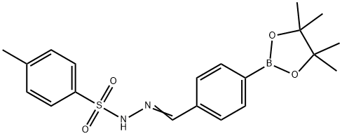 4-Methyl-N'-[(1E)-[4-(tetramethyl-1,3,2-dioxaborolan-2-yl)phenyl]methylidene]benzene-1-sulfono