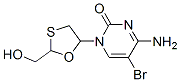 5-bromo-1-(2-(hydroxymethyl)-1,3-oxathiolan-5-yl)cytosine