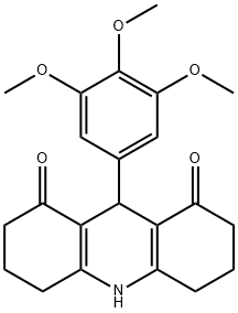 9-(3,4,5-trimethoxyphenyl)-3,4,6,7,9,10-hexahydro-1,8(2H,5H)-acridinedione