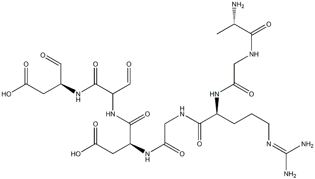 cyclo(glycyl-arginyl-glycyl-aspartyl-seryl-aspartyl-alanyl)