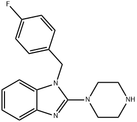 1-(4-氟苄基)-2-哌嗪-1H-苯并咪唑