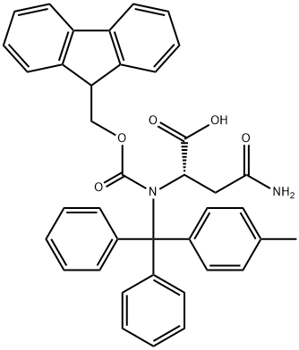 FMOC-ASN(MTT)-OH;N-ALPHA-(9-FLUORENYLMETHOXYCARBONYL)-N-BETA-4-METHYLTRITYL-L-ASPARAGINE;Z-N-GAMMA-4-METHYLTRITYL-L-ASPARAGINE;FMOC-ASPARAGINE(MTT);FMOC-ASN(MTT)-OH;N-ALPHA-FMOC-N'(4-METHYLTRITYL)-L-ASPARAGINE