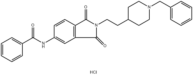 1-benzyl-4-(2-(4-(benzoylamino)phthalimido)ethyl)piperidine