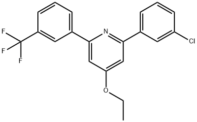 2-(3-chlorophenyl)-4-ethoxy-6-[3-(trifluoromethyl)phenyl]pyridine