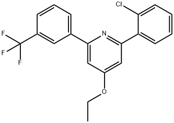 2-(2-chlorophenyl)-4-ethoxy-6-[3-(trifluoromethyl)phenyl]pyridine