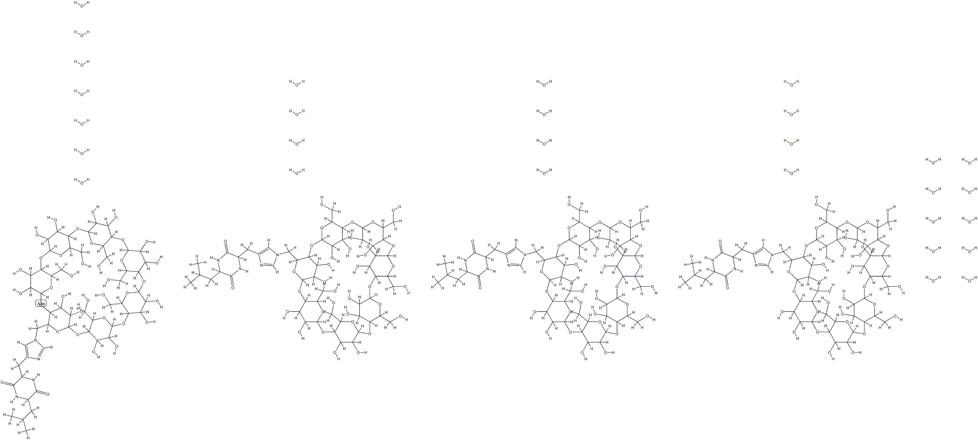 6-deoxy-6-cyclo(histidyl-leucyl)cyclodextrin