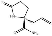 2-Pyrrolidinecarboxamide,5-oxo-2-(2-propenyl)-,(R)-(9CI)