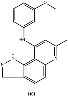 9-((3-methoxyphenyl)amino)-7-methyl-1H-pyrazolo(3,4-f)quinoline