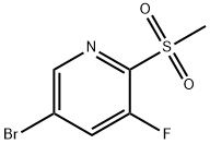 5-溴-3-氟-2-(甲基磺酰基)吡啶
