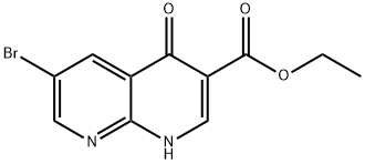 6-溴-4-氧代-1,4-二氢-1,8-二氮杂萘-3-羧酸乙酯
