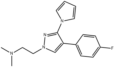 2-[4-(4-氟苯基)-3-(1-吡咯基)-1-吡唑基]-N,N-二甲基乙胺