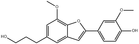 2-(4-HYDROXY-3-METHOXYPHENYL)-7-METHOXY-5-BENZOFURANPROPANOL