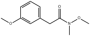 N-METHOXY-2-(3-METHOXY-PHENYL)-N-METHYL-ACETAMIDE