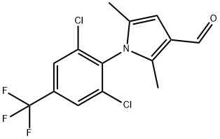 1-[2,6-DICHLORO-4-(TRIFLUOROMETHYL)PHENYL]-2,5-DIMETHYL-1H-PYRROLE-3-CARBALDEHYDE