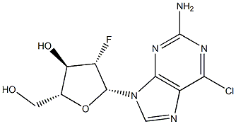 6-氯-9-(2-脱氧-2-氟-BETA-D-阿拉伯呋喃糖基)-9H-嘌呤-2-胺