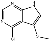 4-氯-5-(甲基硫烷基)-7H-吡咯并[2,3-D]嘧啶