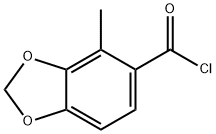 1,3-Benzodioxole-5-carbonylchloride,4-methyl-(9CI)