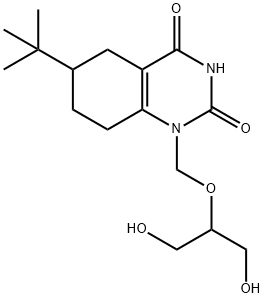 1-N-(1,3-dihydroxy-2-propoxymethyl)-6-(tert-butyl)-5,6,7,8-tetrahydro-2,4-quinazolinedione