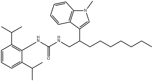 3-(2,6-dipropan-2-ylphenyl)-1-[2-(1-methylindol-3-yl)nonyl]urea