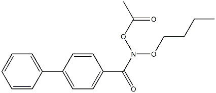 N-(Acetyloxy)-N-butoxy-(1,1'-biphenyl)-4-carboxamide