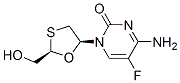 4-amino-5-fluoro-1-[(2R,5S)-2-(hydroxymethyl)-1,3-oxathiolan-5-yl]pyrimidin-2-one