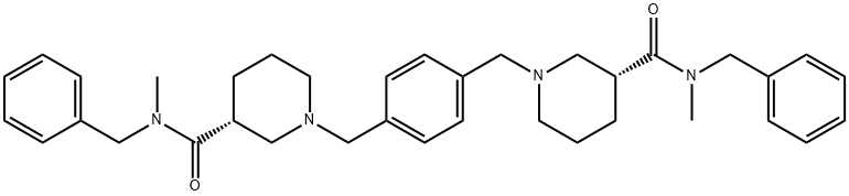 alpha,alpha'-bis(3-(N-benzyl-N-methylcarbamoyl)piperidinol)-4-xylene