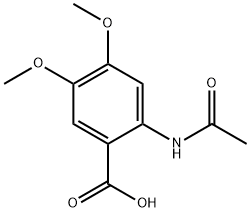 2-乙酰氨基-4,5-二甲氧基苯甲酸