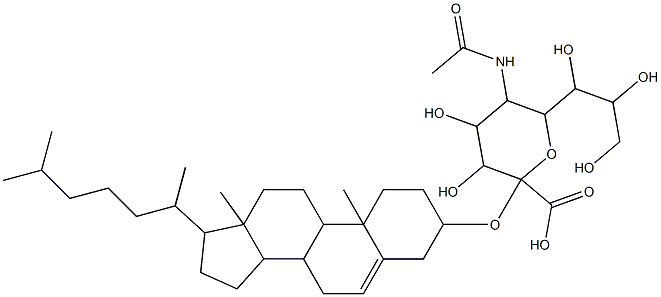 alpha-(3-hydroxysialyl)cholesterol