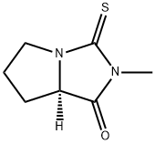 1H-Pyrrolo[1,2-c]imidazol-1-one,hexahydro-2-methyl-3-thioxo-,(7aR)-(9CI)