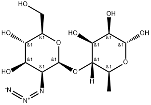 2-azido-2-deoxymannopyranosyl-(1,4)-rhamnopyranose