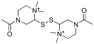 dithiobis(N,N-dimethyl-4-acetylpiperazinium)