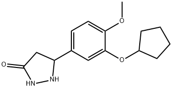 5-(3-(环戊氧基)-4-甲氧基苯基)吡唑啉-3-酮