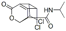 4,7-dichloro-N-isopropyl-10-oxo-9-oxatetracyclo(4.4.0.0.(2,5).0(3,8))decne-4-carboxamide