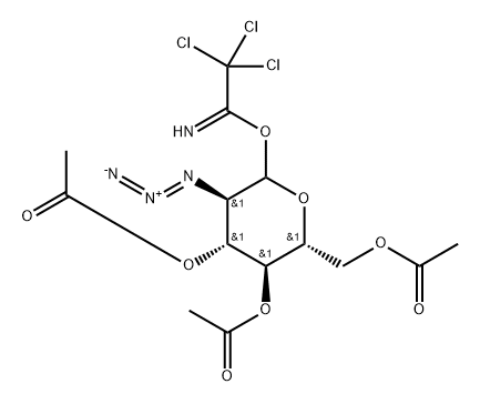 3,4,6-三-O-乙酰基-2-叠氮基-2-脱氧-D-吡喃葡萄糖基三氯乙酰亚胺