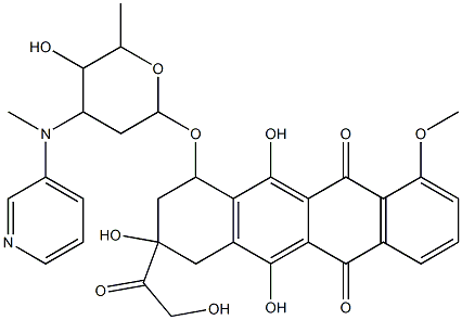 N-(3-pyridylmethyl)epidoxorubicin