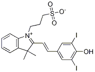 2-[2-(4-羟基-3,5-二碘苯基)乙烯基]-3,3-二甲基-1-(3-磺丙基)-3H-吲哚内盐