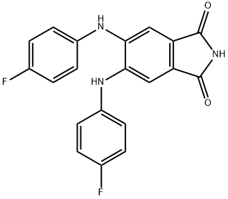 5,6-BIS[(4-FLUOROPHENYL)AMINO]-1H-ISOINDOLE-1,3(2H)-DIONE