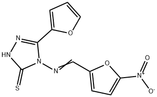 4-(5-nitrofurfurylideneamino)-3-(furan-2)-5-mercapto-1,2,4-triazole