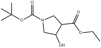 1-叔丁氧羰基-4-羟基吡咯烷-3-羧酸乙酯