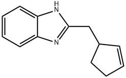 1H-Benzimidazole,2-(2-cyclopenten-1-ylmethyl)-(9CI)