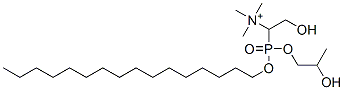 1-O-hexadecyl-2-hydroxypropane-3-phosphonocholine