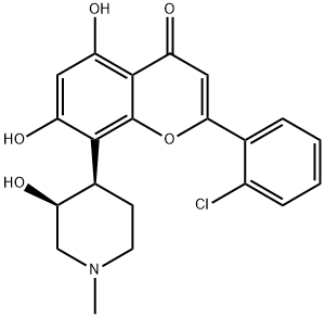 2-(2-氯苯基)-5,7-二羟基-8-[(3S,4R)-3-羟基-1-甲基-4-哌啶基]苯并吡喃-4-酮