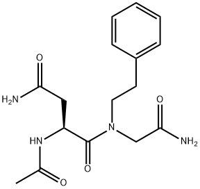 N-acetylasparaginylglycyl-(N-phenethyl)amide